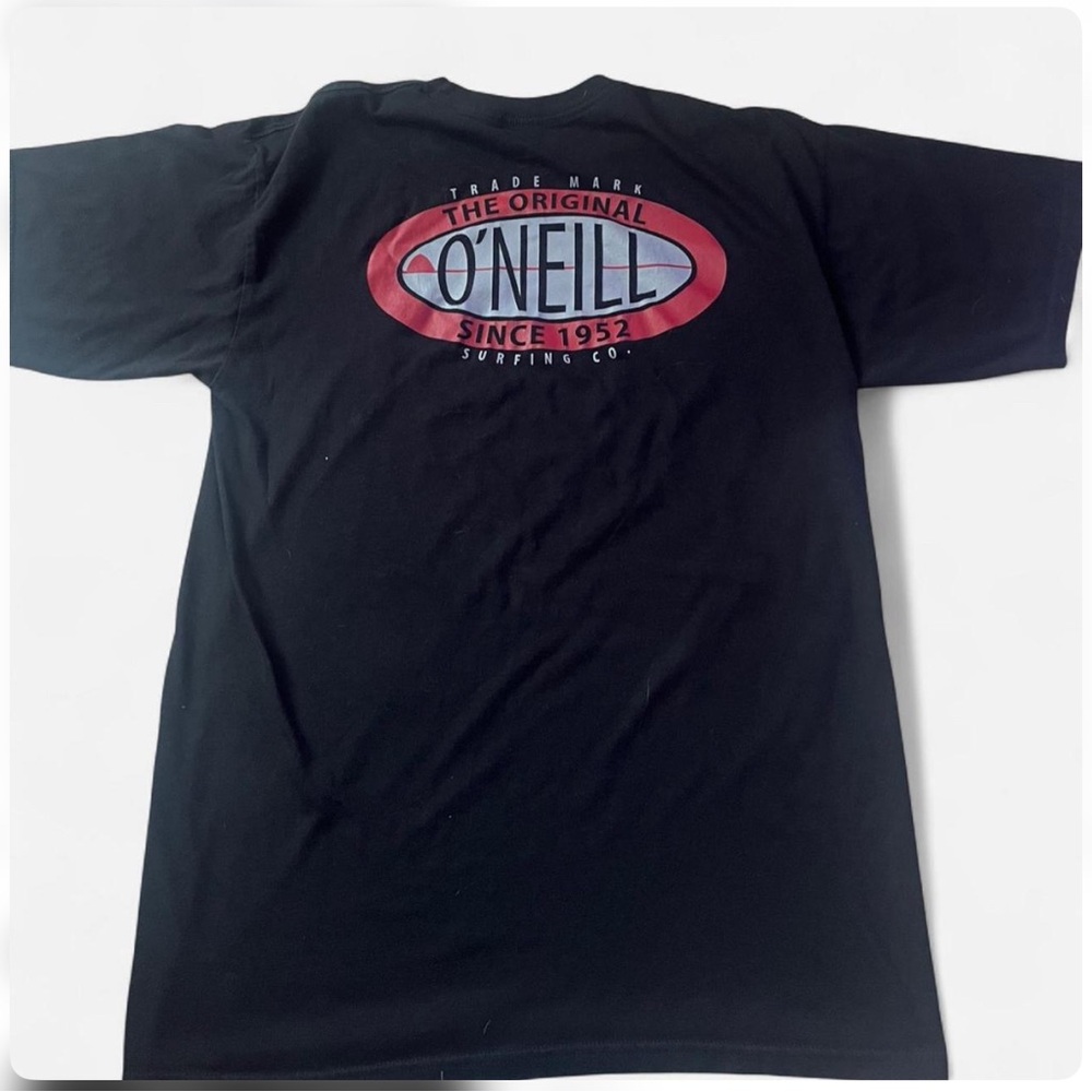 O'Neill Black and Red Logo Tee